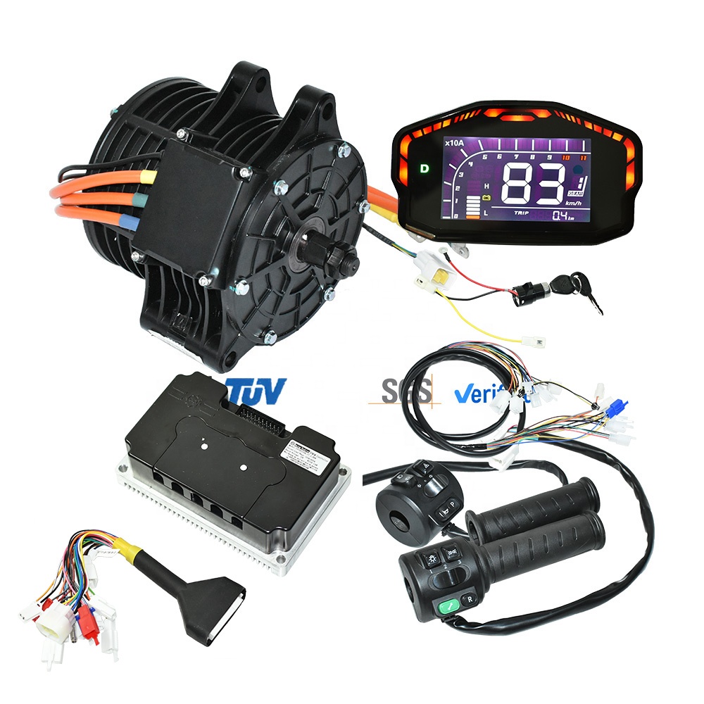 Mid Drive Motor Kit 72V 3000W - MOTOR PMSM Inner Rotor Mid Drive