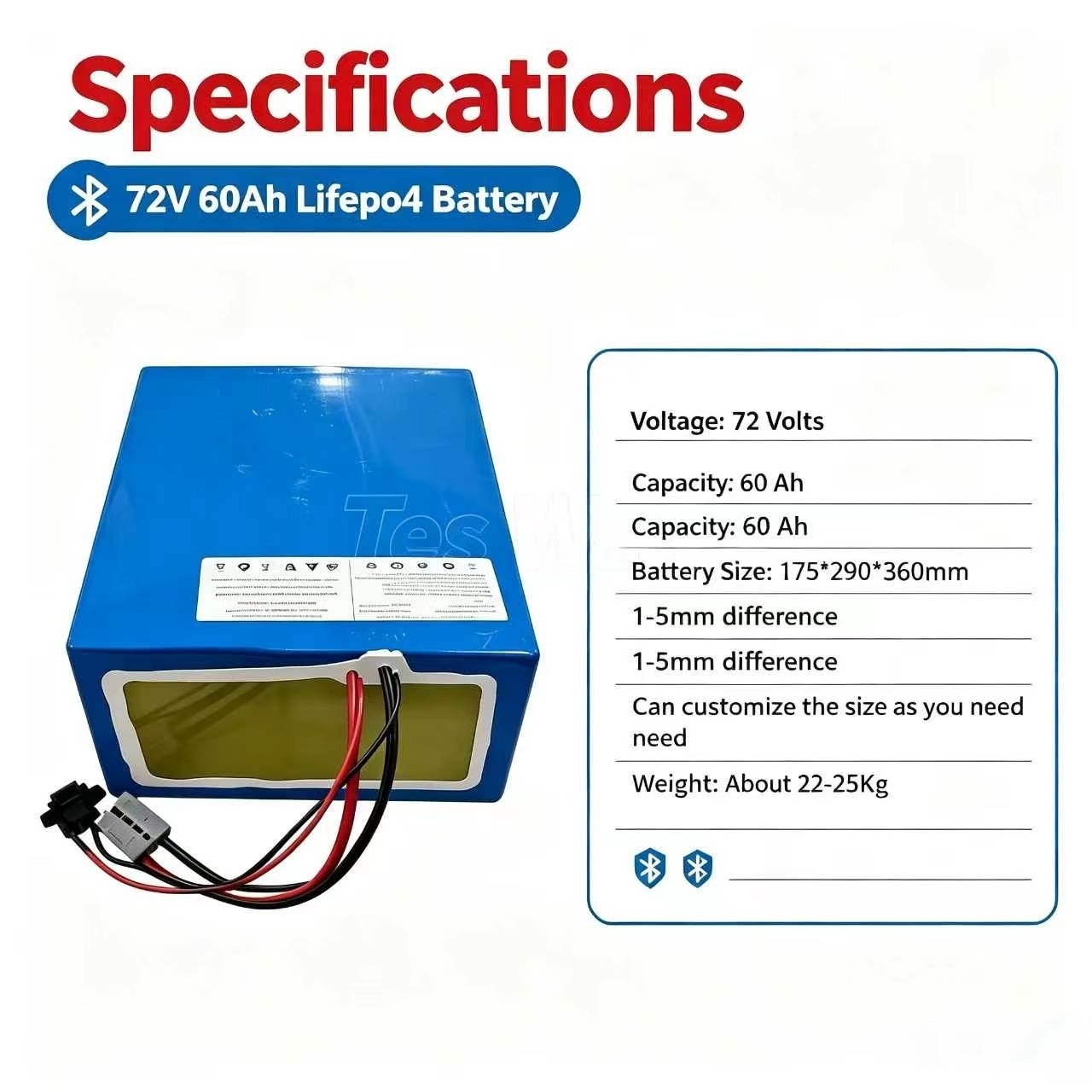 lithium 72V 60Ah lifepo4 batte - 72V 60Ah Lifepo4 Battery Pack ulasan dan harga